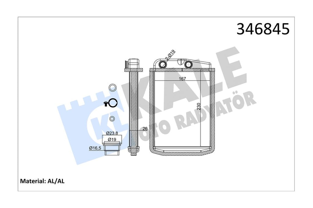 Радіатор пічки Fiat Ducato/Peugeot Boxer/Citroen Jumper 06-